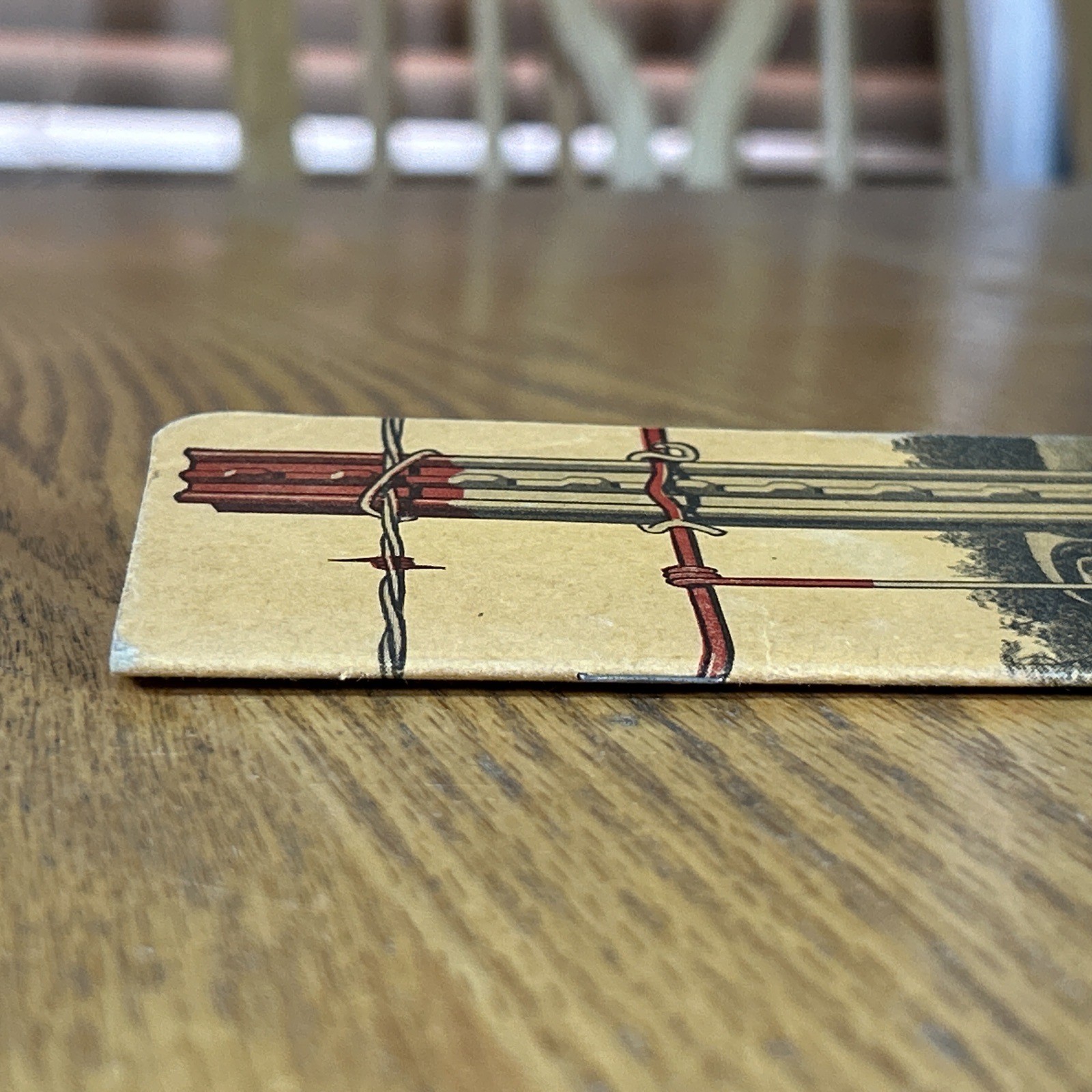 Vintage Red Brand Fence Advertising Notebook Nadeau MI Jean Lumber 1930s-1940s