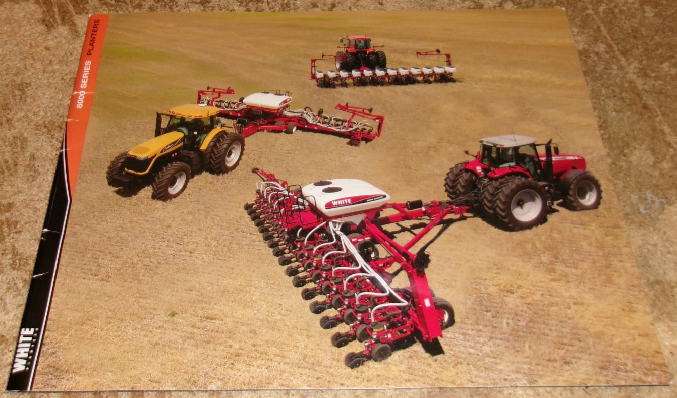 2007 white 8000 series planters brochure in nice shape used