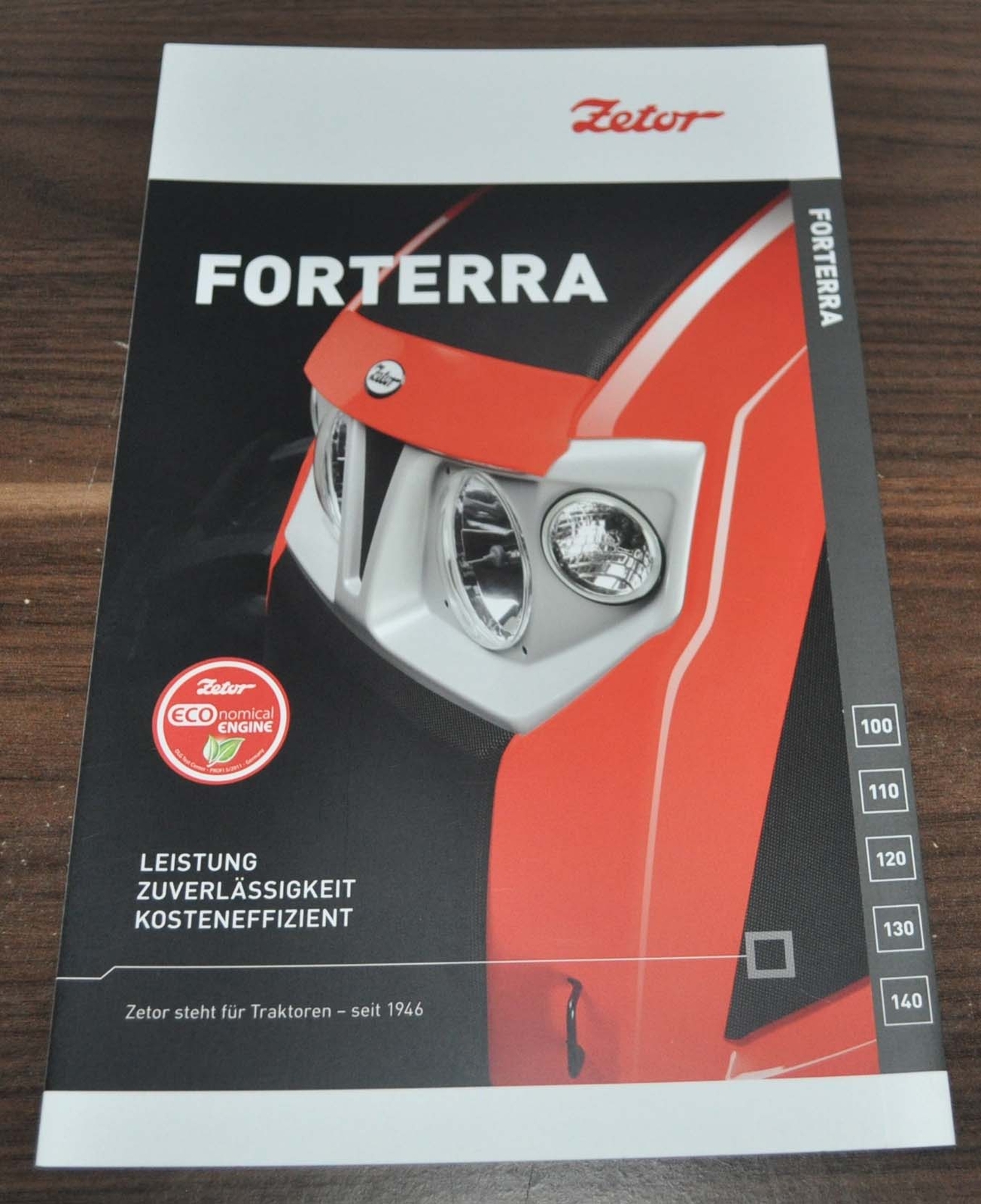 Zetor Forterra Tractor Specification Brochure Prospekt