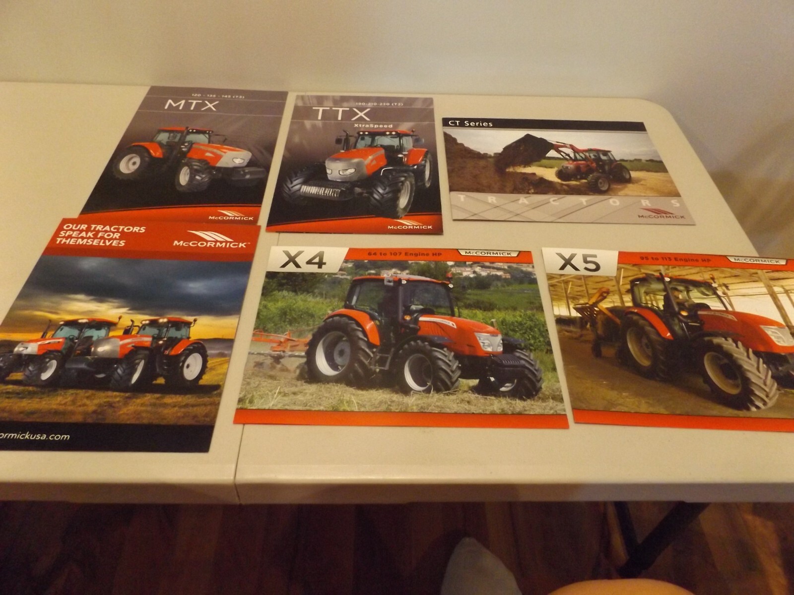 6-pc. McCORMICK SERIES TRACTORS, 2012-2013