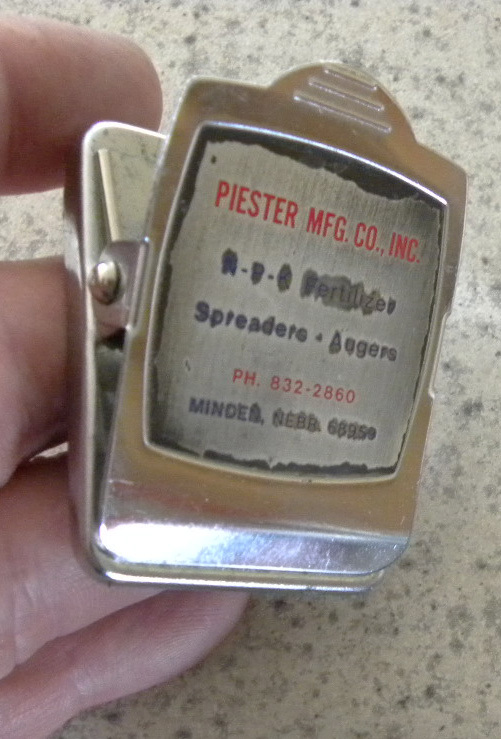 Piester Mfg., Fertilizer, Spreaders-Augers, Minden, Nebraska NE Advertising Clip