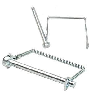 10 PCS Square Pto Pin Shaft Locking Pin 1/4 pin Hitch pin Wire Lock Pin Safet…