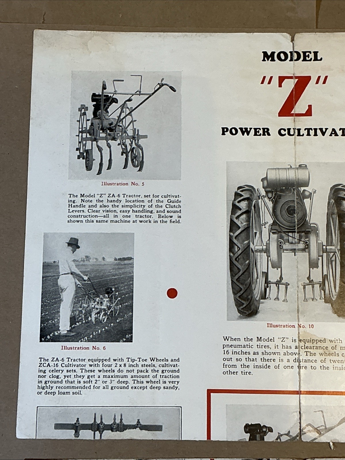 Vintage 1940s Power Model Z Brochure Price Lists And Letter INV-P1026