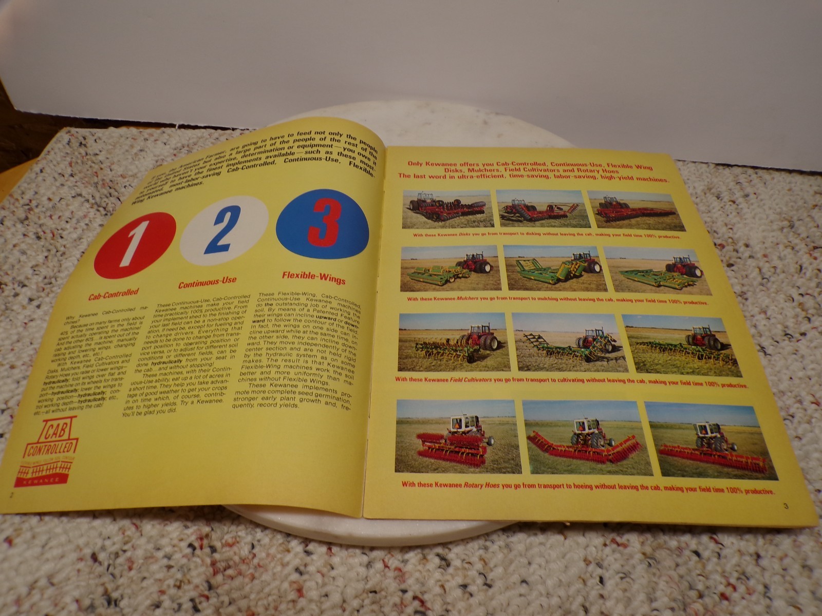 Kewanee Disks-Mulchers-Cultivators-Hoes Farm Machinery Color Catalog Illinois