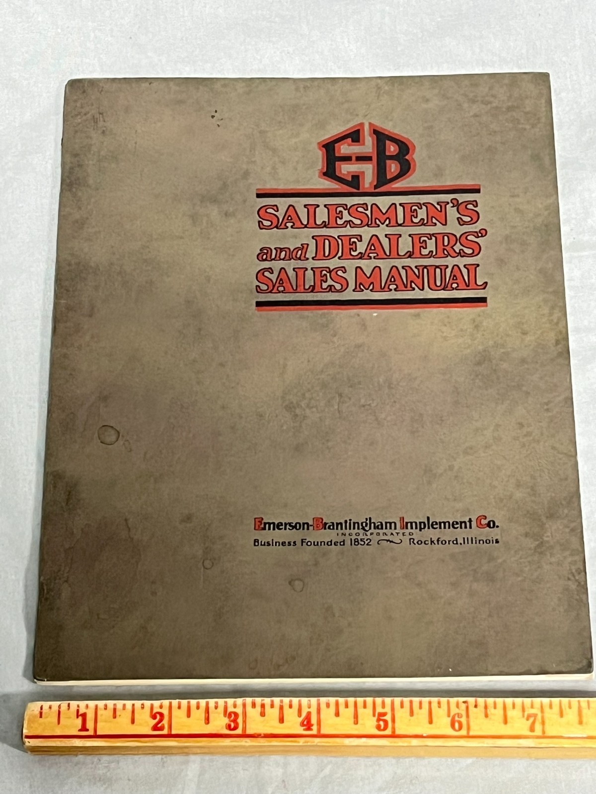 1920s E-B Emerson Brantingham Tractor DEALERS Catalog Brochure hit miss Engine