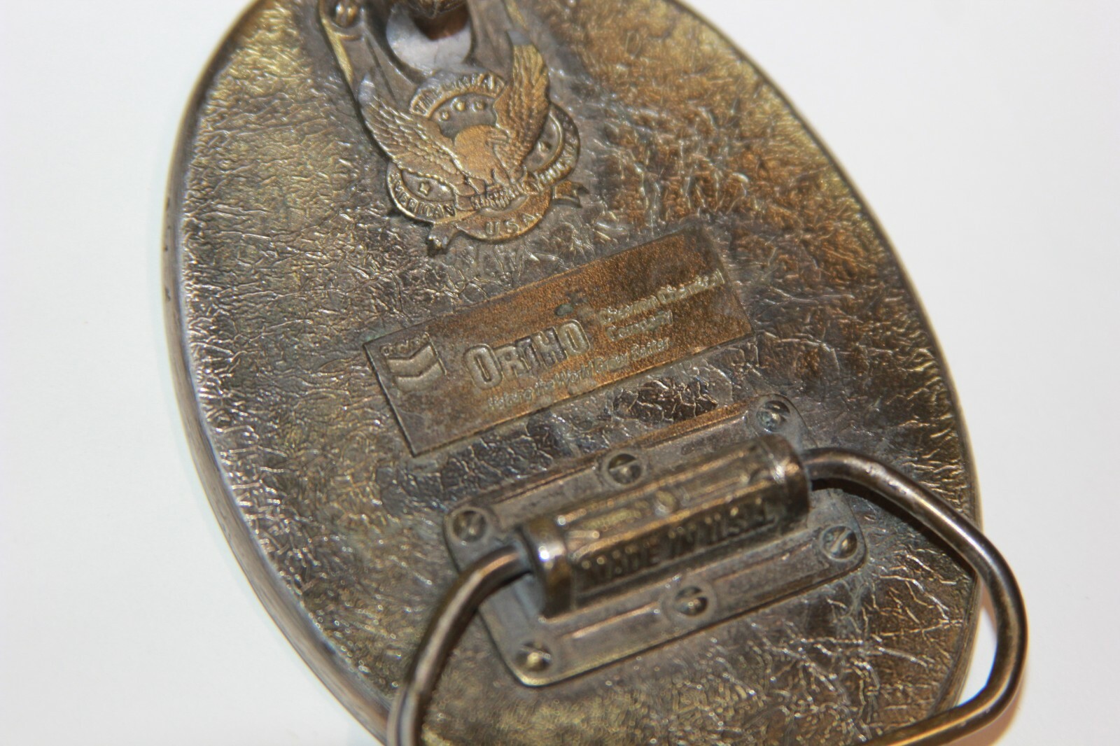VTG Ortho Chevron Chemical Company Bolero Rice Belt Buckle