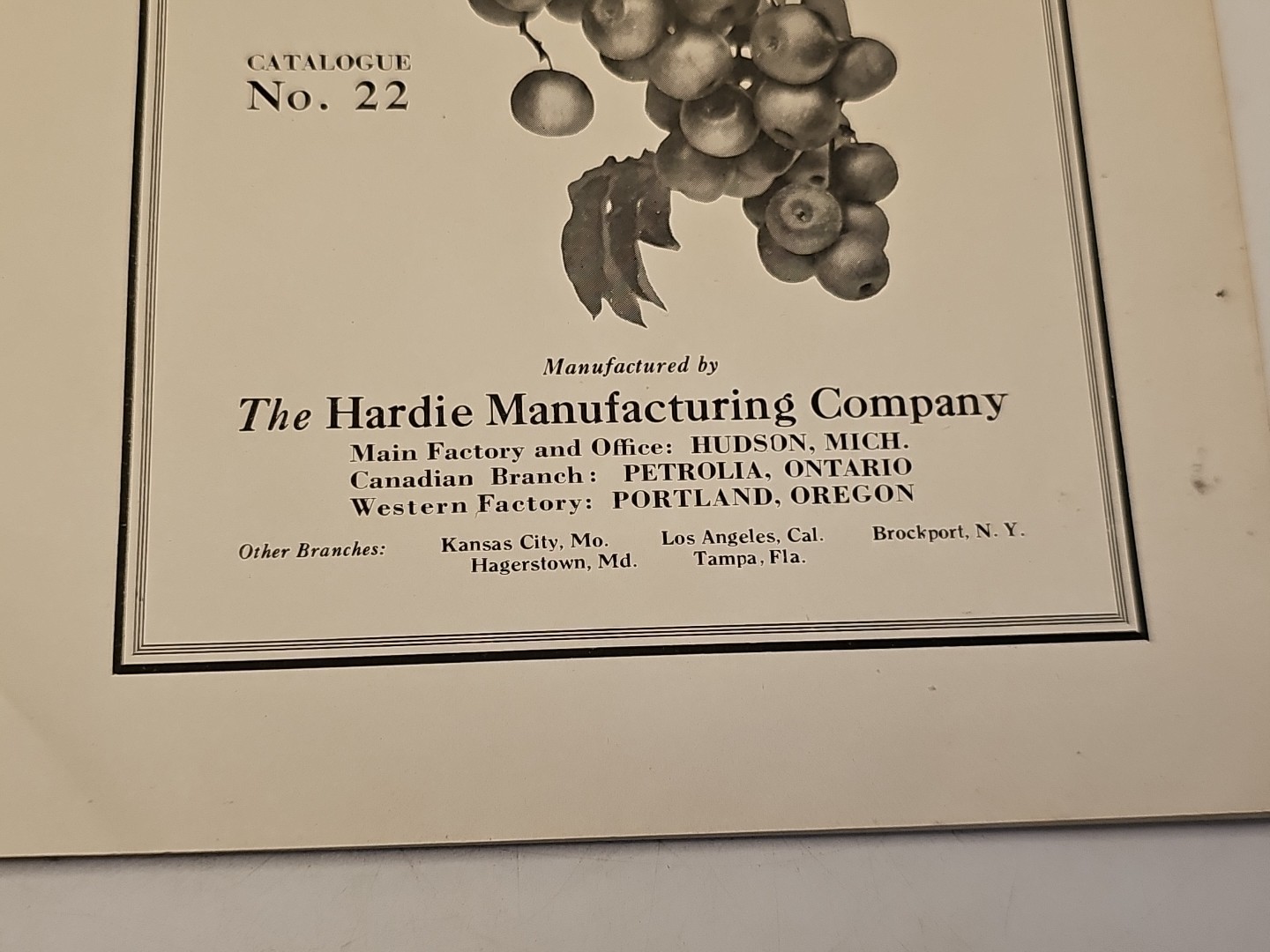 vintage hit miss hardie sprayer tractor avery catalog brochure 1920&rsquo;s