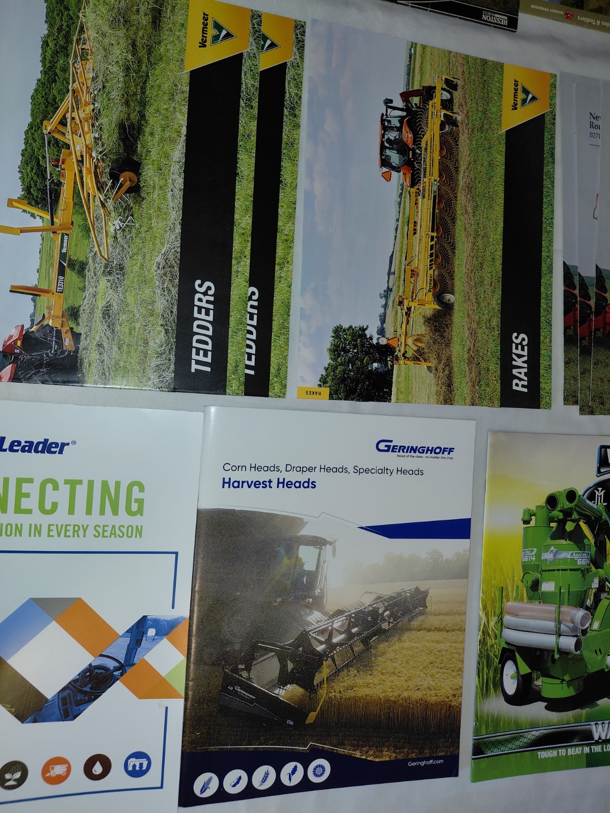 Lot Of 80+ Modern (Year 2000+) Farm Equipment, Tractor, Combine Brochures