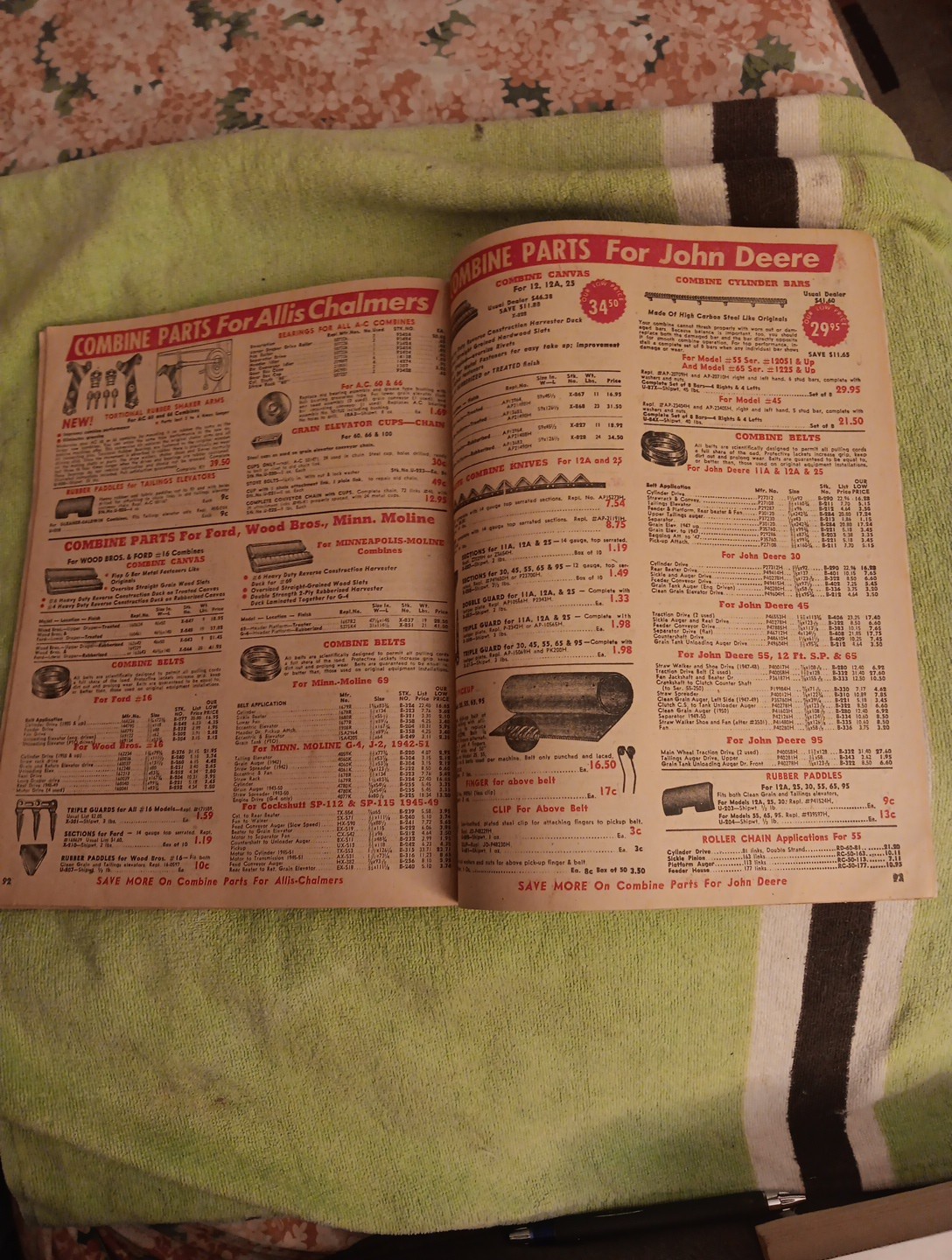 1960 Tractor SUPPLY COMPANY PART GUIDE Blue BOOK Agricultural Machinery Magazine