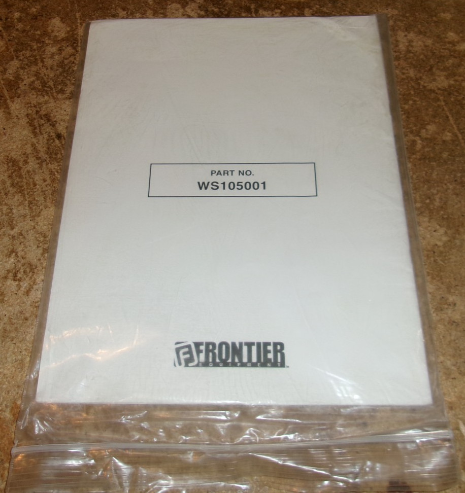 2005 frontier box blades operators manual new