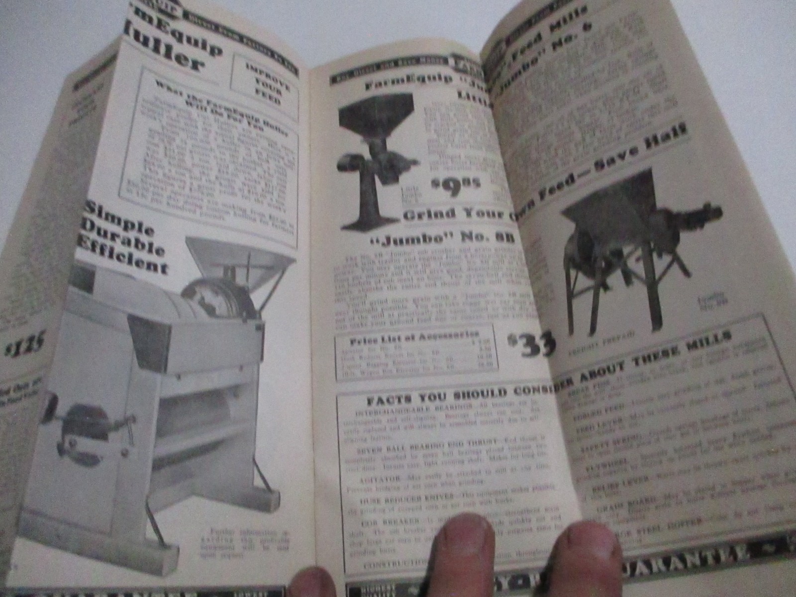 1920s Farm Equipment Bargain Bulletin Catalog Mailer