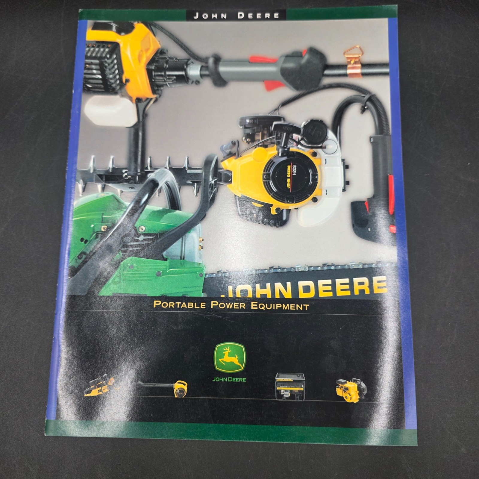 Vintage January 2001 John Deere Portable Power Equipment Brochure