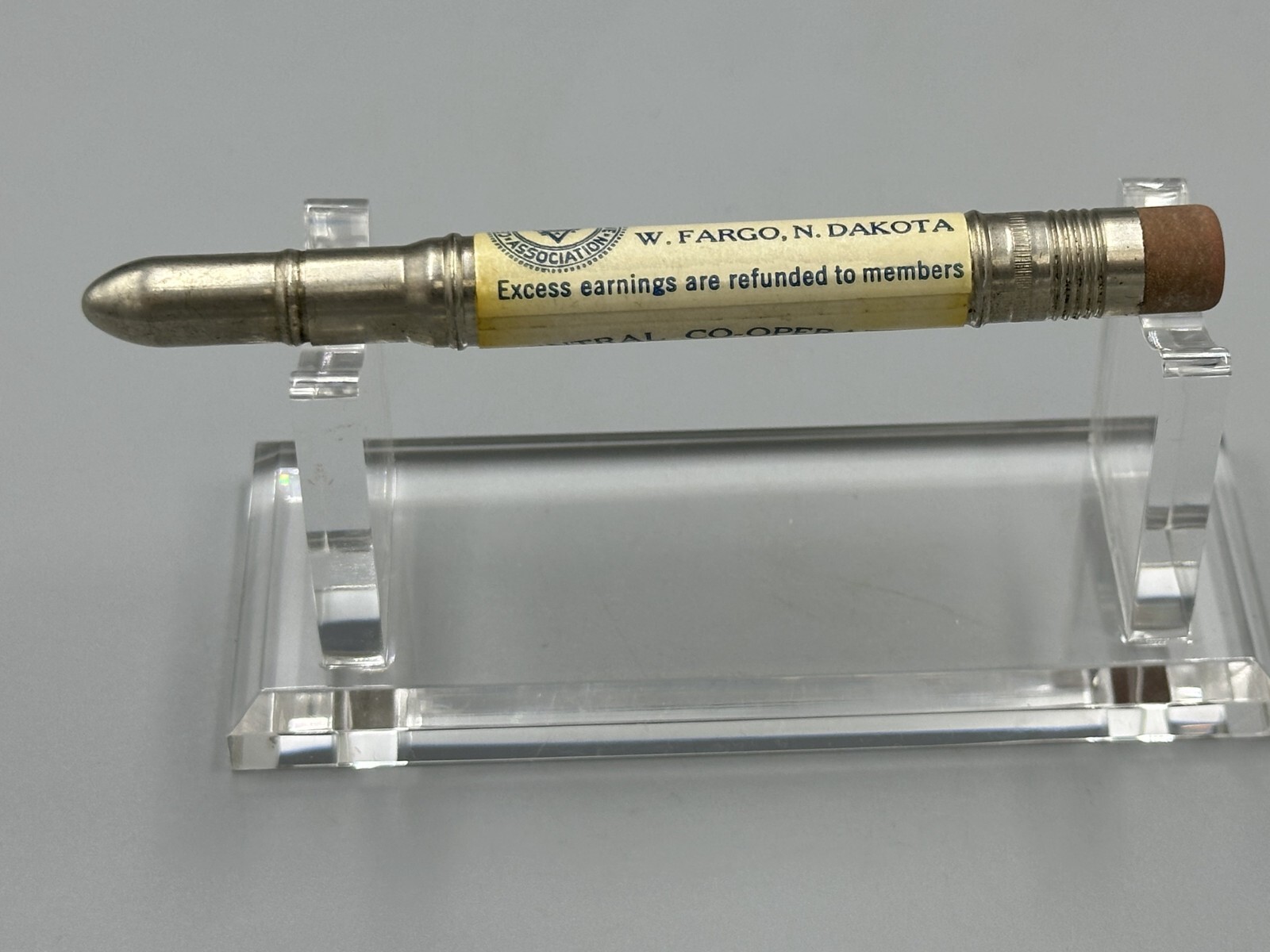 Vintage LIVE STOCK Selling BULLET PENCIL Farm Advertising ST PAUL Fargo BILLINGS