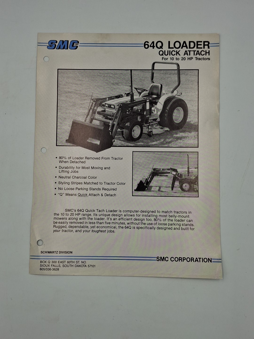 Lot 5x Vtg Tractor Advertising Brochures Massey Ferguson Mitsubishi Allied SMC