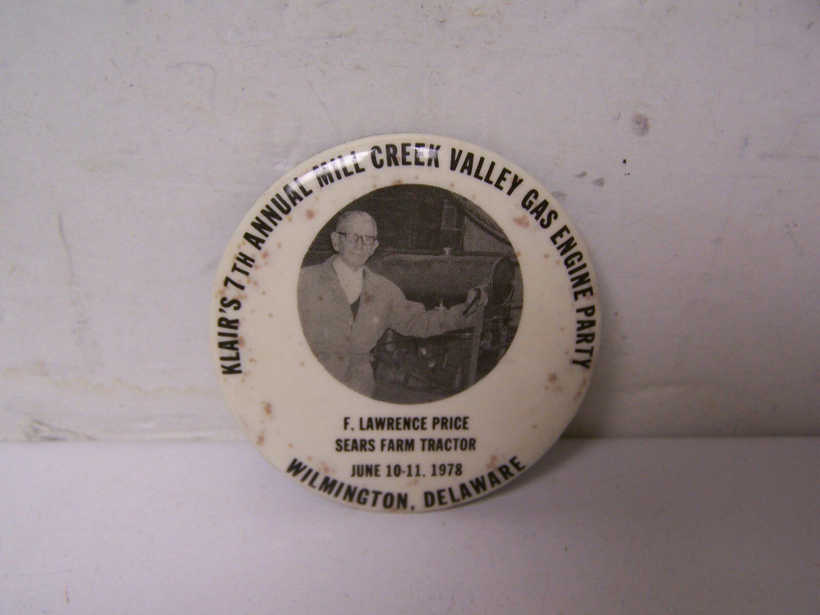 1977 78 81 KLAIR&rsquo;S MILL CENTER VALLEY HIT MISS ENGINE PARTY WILMINGTON DEL PINS