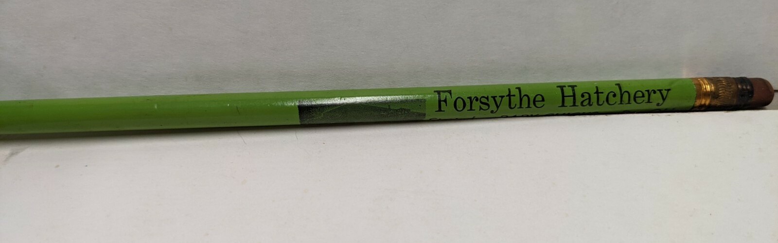 Vintage Forsythe Hatchery Phone Black 175 Villisca Iowa IA Advertising Pencil