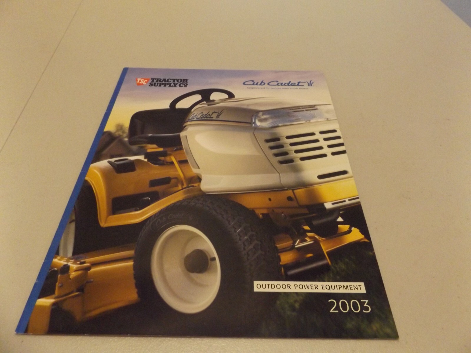 CUB CADET OUTDOOR POWER EQUIP. 2003 TSC, LIT # 773-2546 2/03