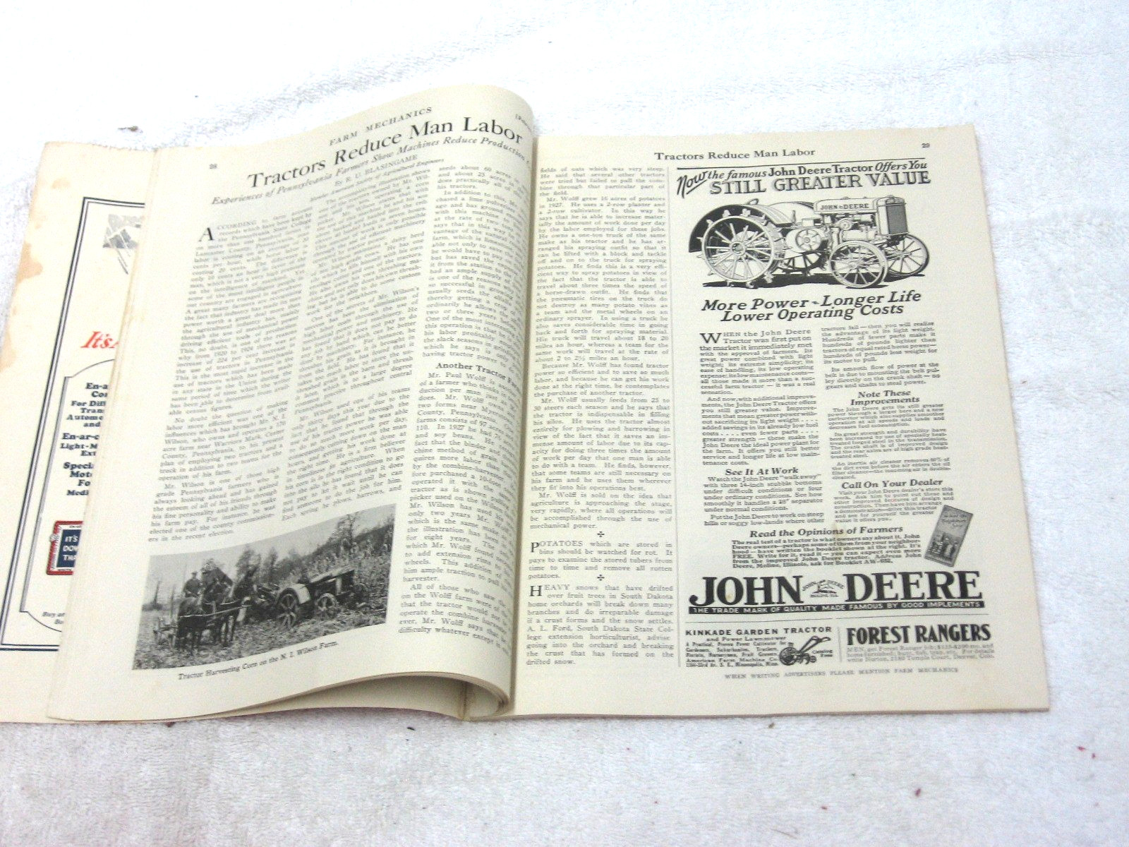 VINTAGE FEB 1928 FARM MECHANICS ADVERTISING MAGAZINE COOL ORIGINAL ADS