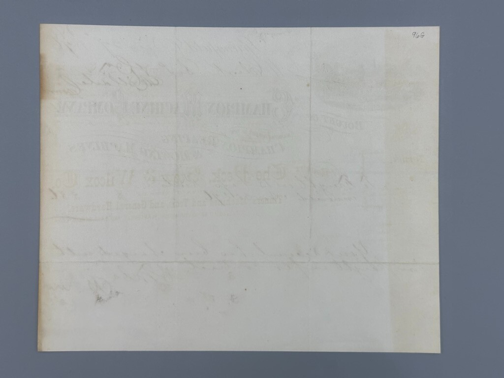 1874 CHAMPION Machinery FARM Promissory Note SPRINGFIELD OH Antique Advertising