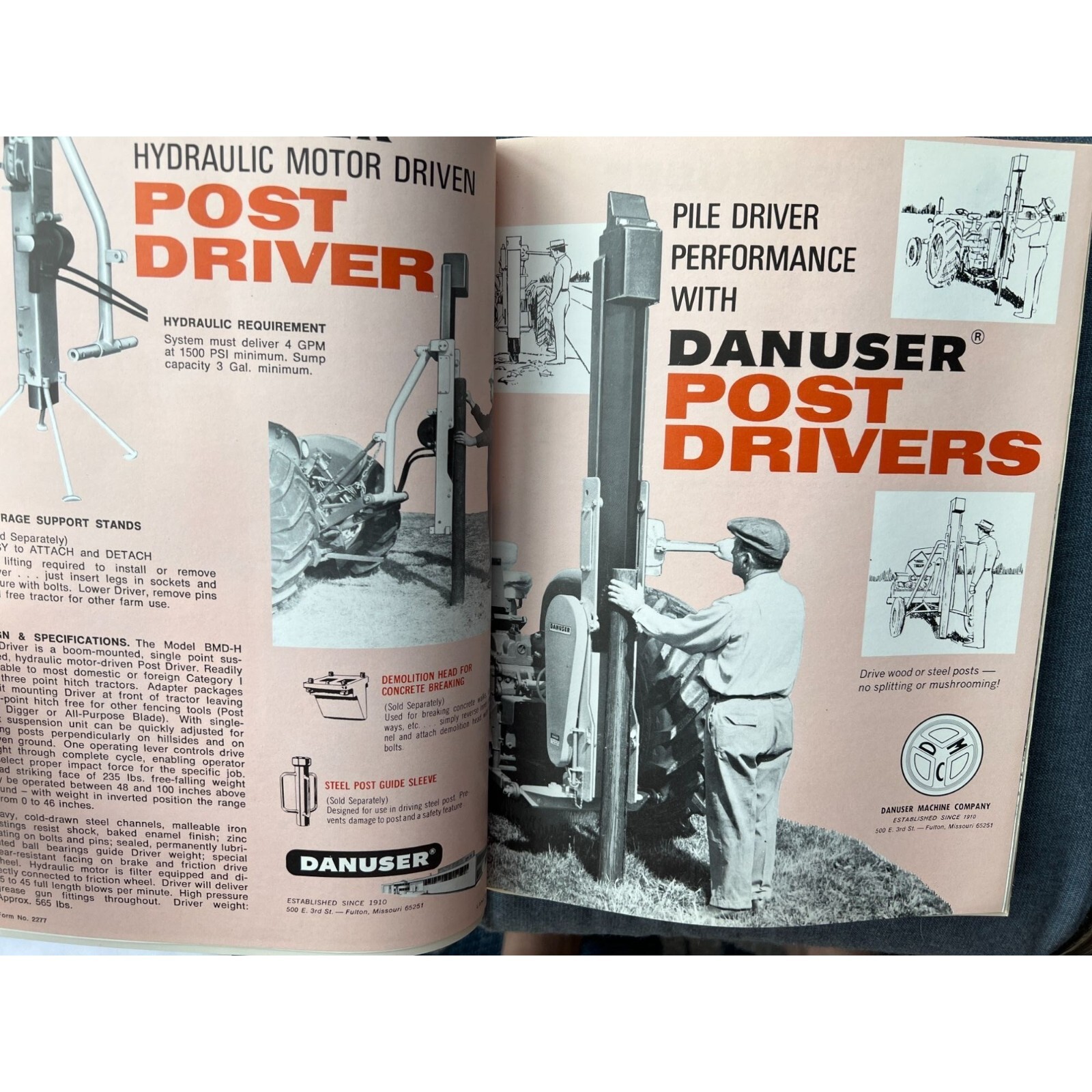1973 Porter Equipment Company Farm Industrial & Outdoor Counter Catalog Vintage