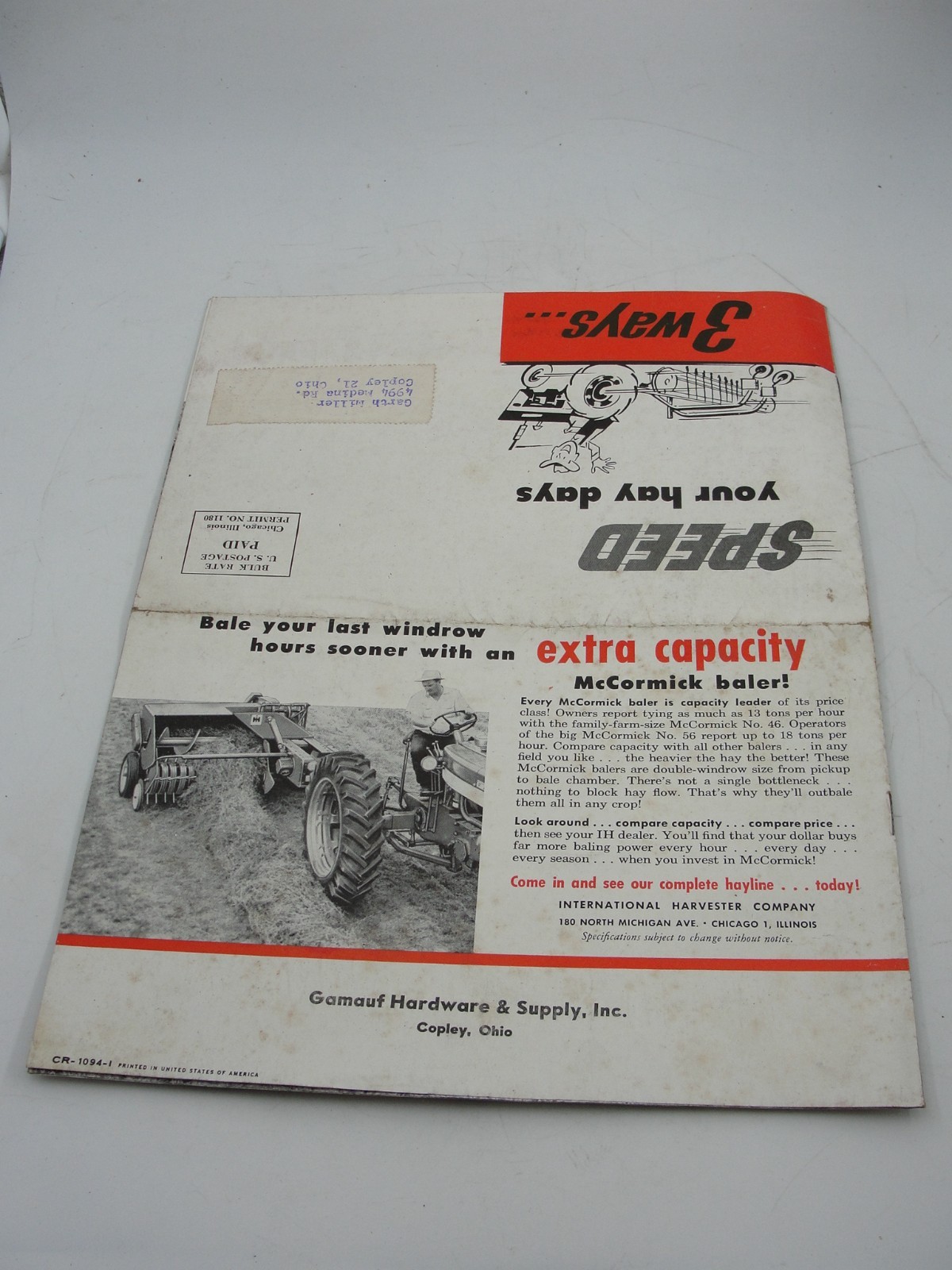 McCormick Hay Machines Brochure