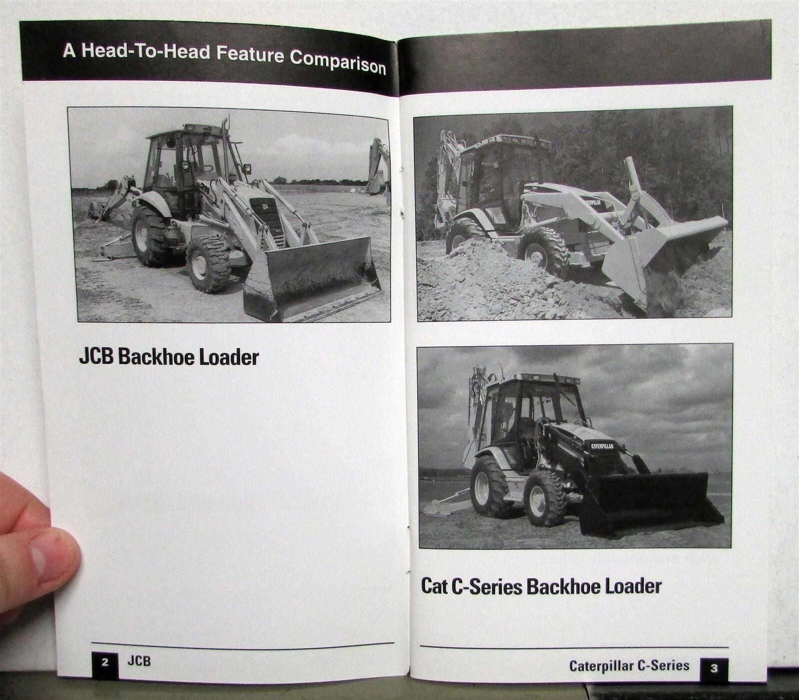 1997 Caterpillar C Series Backhoe Loader Construction Specs Sale Brochure