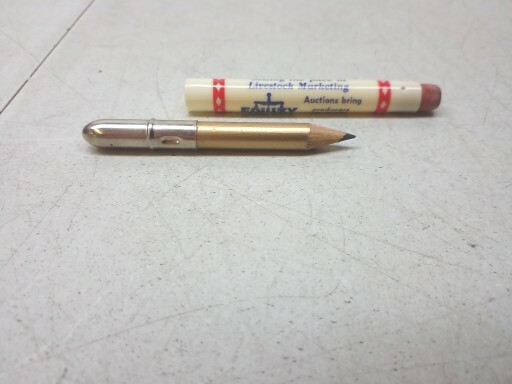 Equity Cooperative Livestock Sales Baraboo Wisconsin Vtg Ag Ad Bullet Pencil