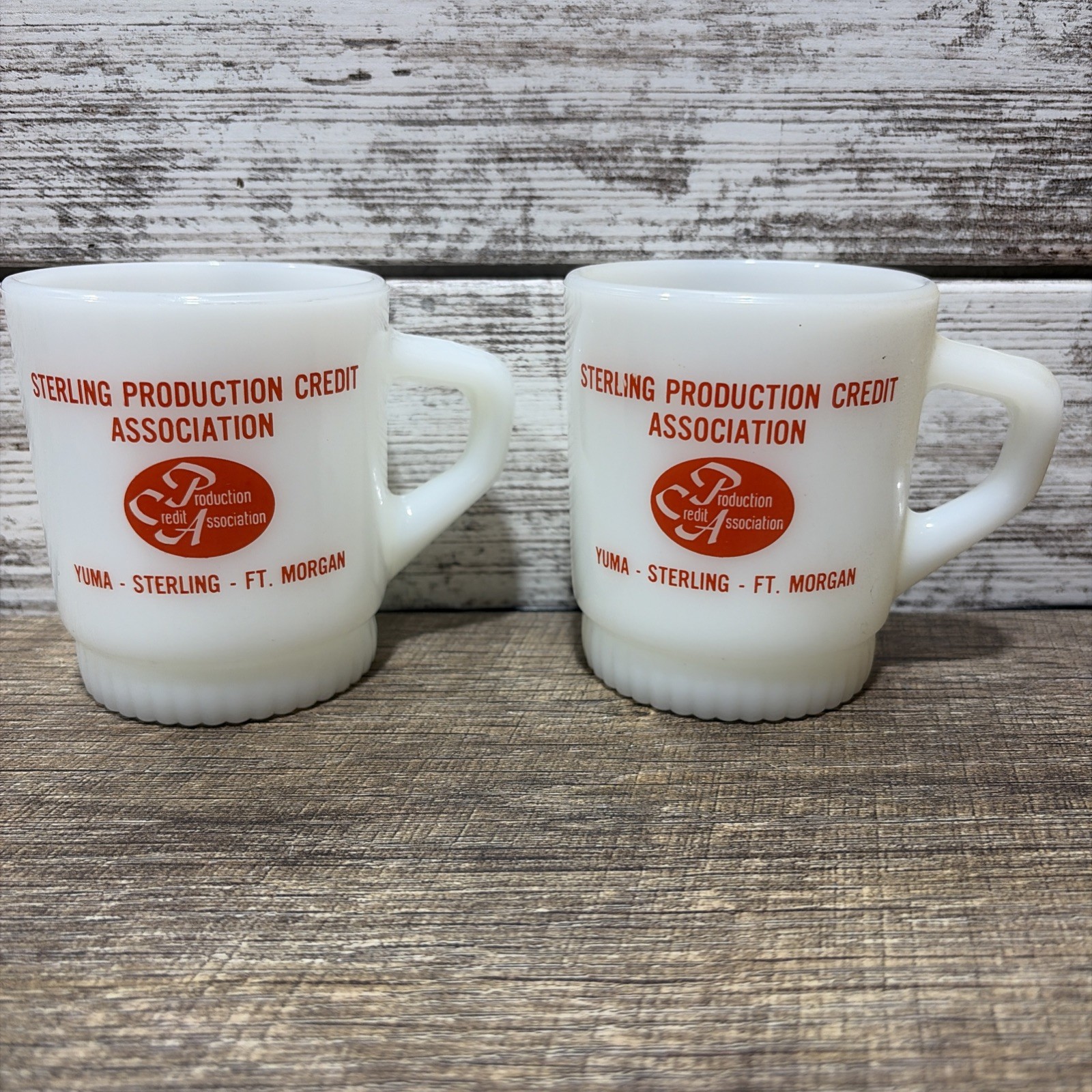 VNTG Production Credit Assc. Agriculture Loans Farm Mortgage Ad Coffee Mugs (2)
