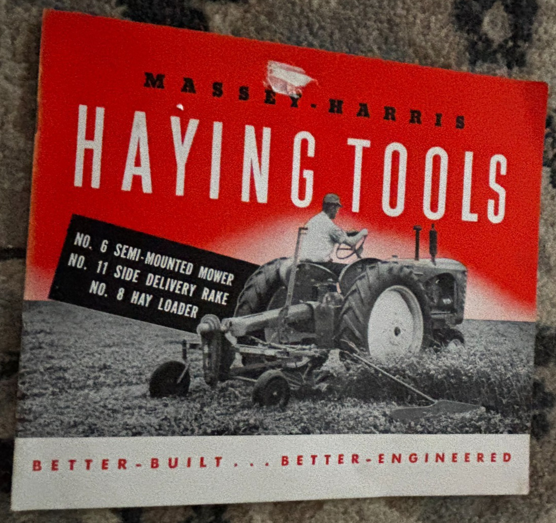 Massey Harris Haying Tools Brochure DCPA26
