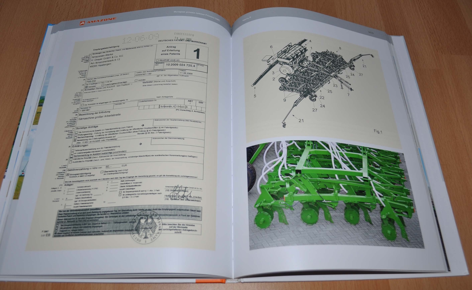 Amazone Primera DMC Seeder Success Example BOOK Agricultural Brochure Prospekt