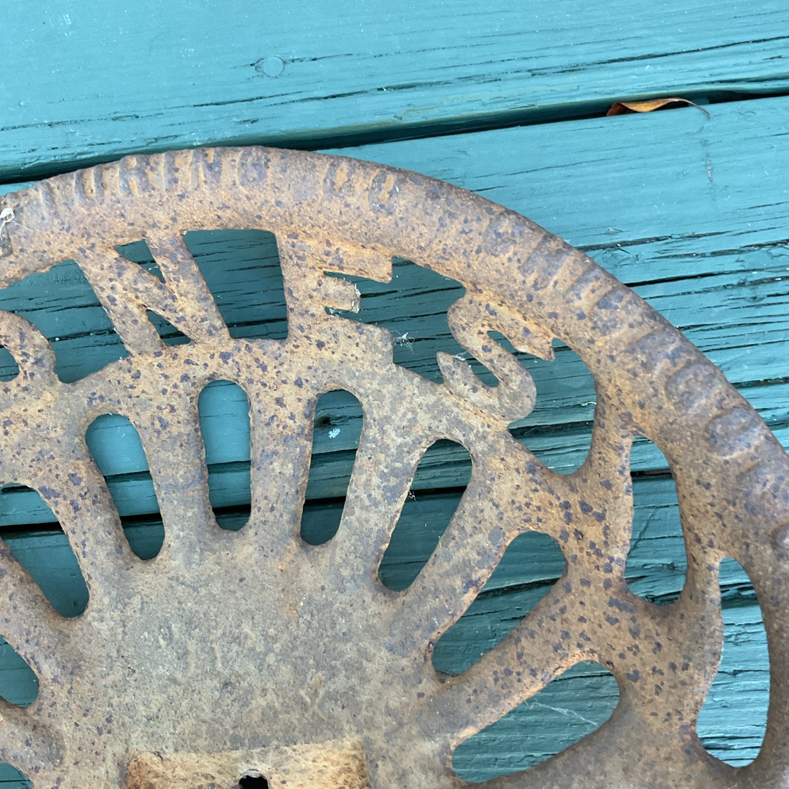Antique JONES Plano MFG Chicago J127 SEAT Cast Iron Tractor Seat NICE!
