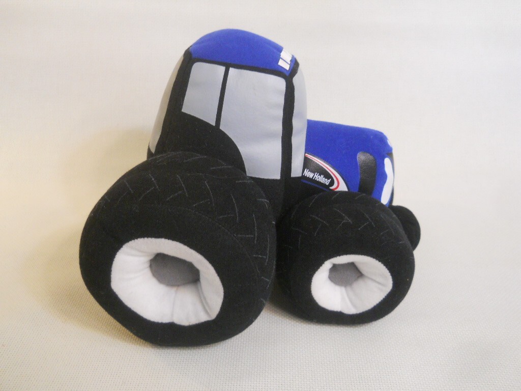 New Holland plush stuffed toy Tractor blue & black 8&Prime; x 8&Prime;