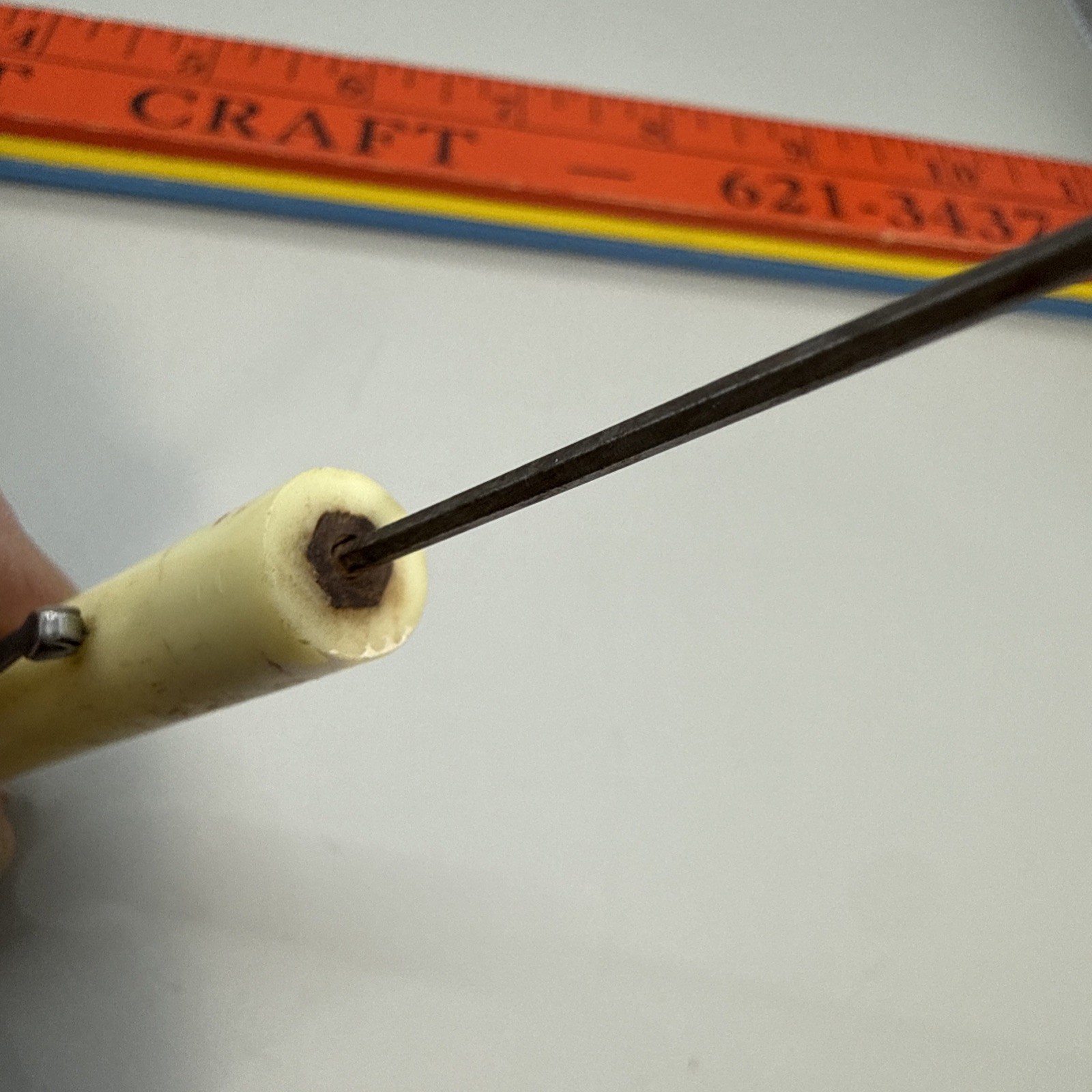 Vintage TORO Advertising Pocket Allen Wrench with Clip Alexander USA 1/32”