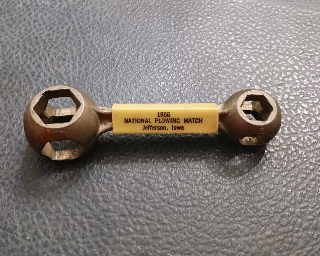 Vintage Giveaway Wrench 1966 National Plowing Match Contest Jefferson Iowa