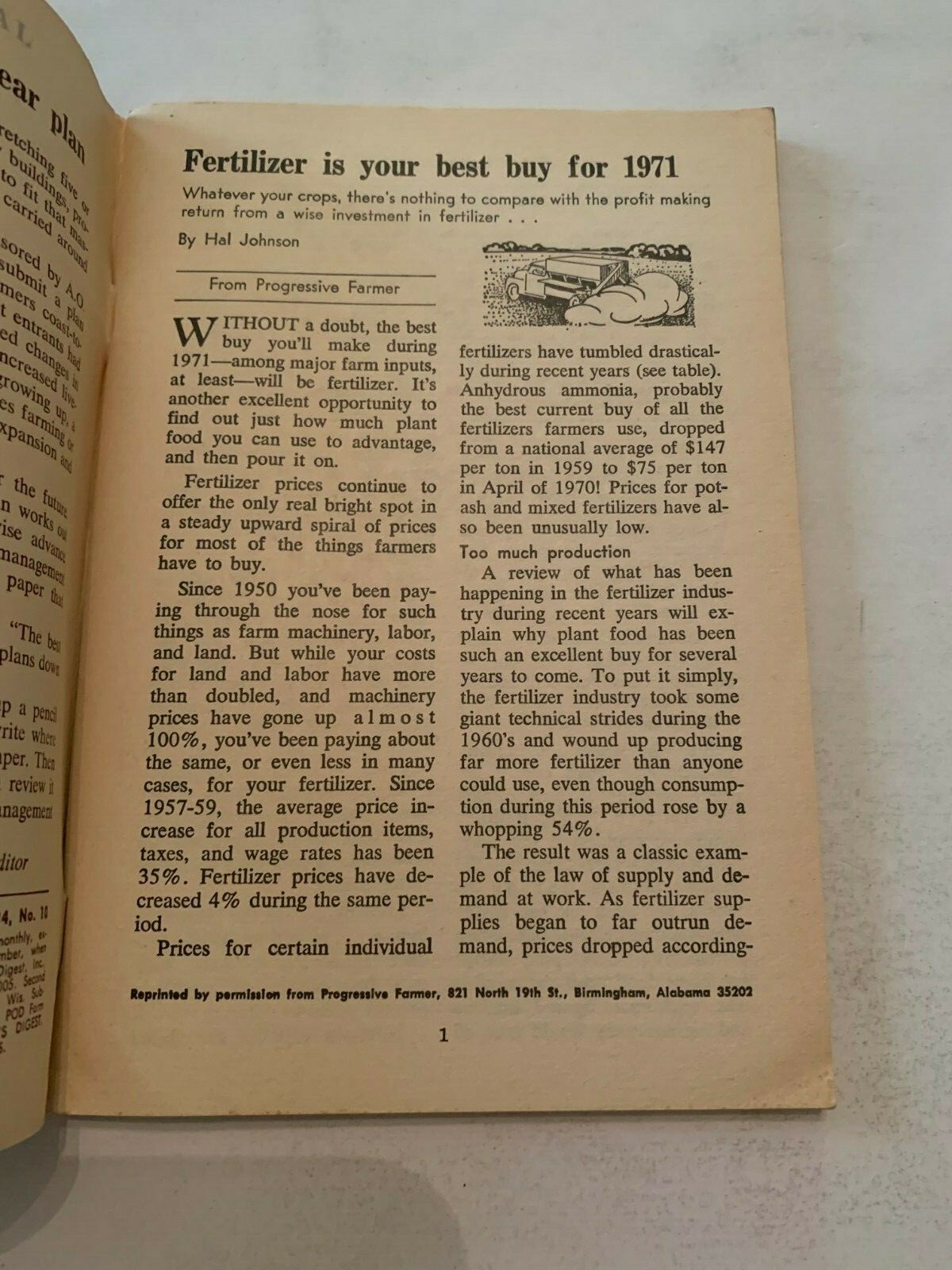 April 1971 Farmers Digest Magazine Volume 34 Number 10