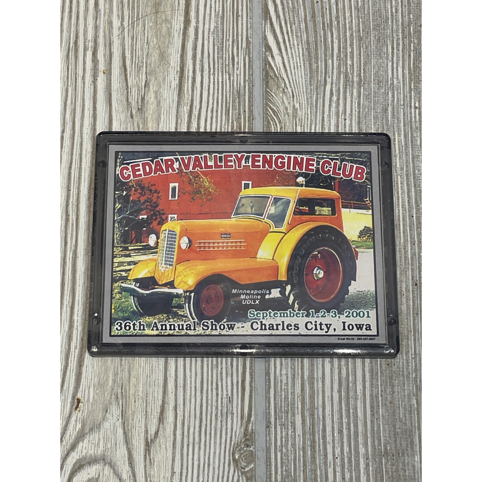 VTG Tractor Engine Club Magnet & Buttons Cedar Valley Arizona Flywheelers Lot