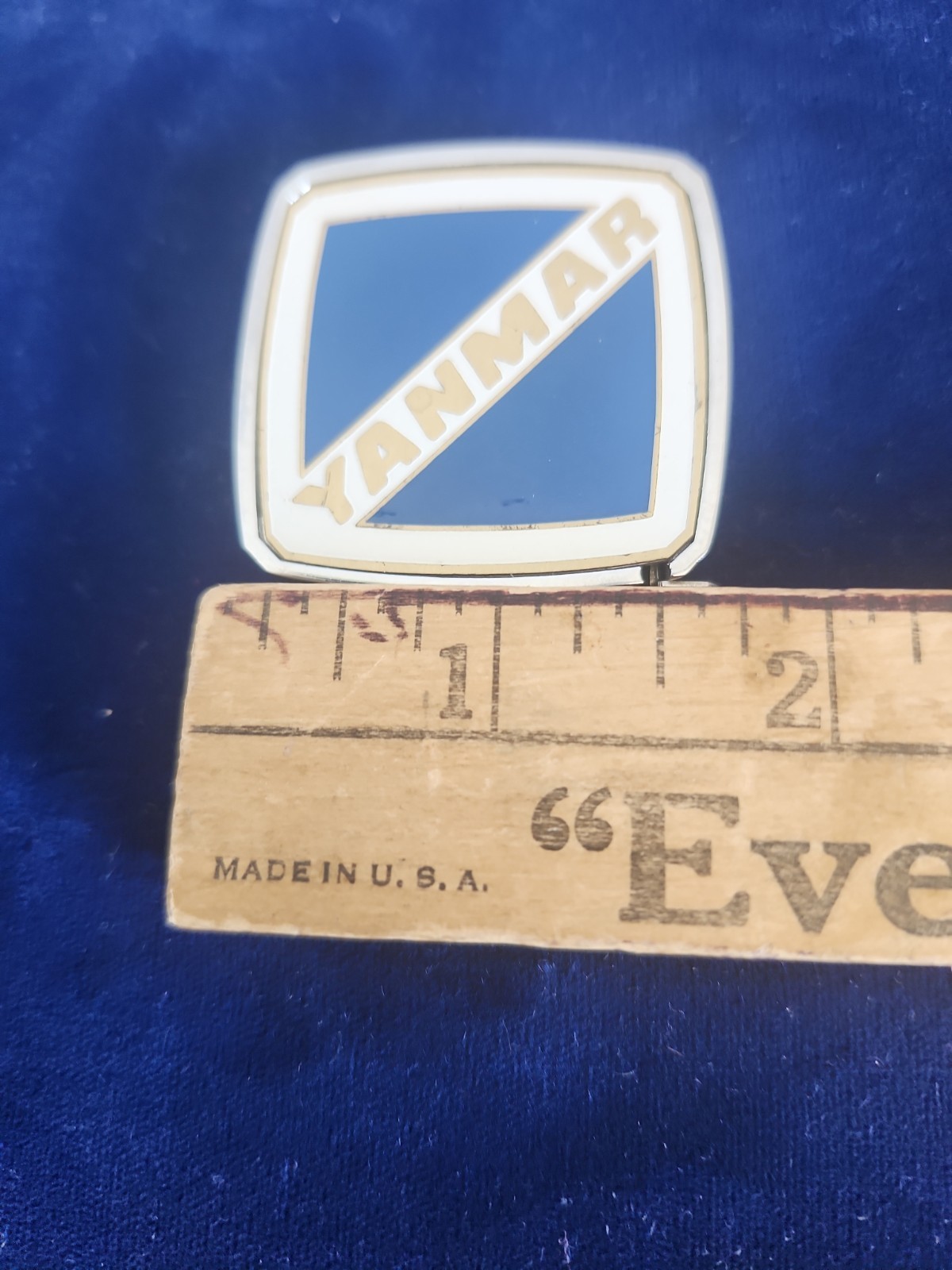 « YANMAR » PROMO;ADVERTISING MINI POCKET TAPE MEASURE; CM & NUMERIC MEASUREMENTS