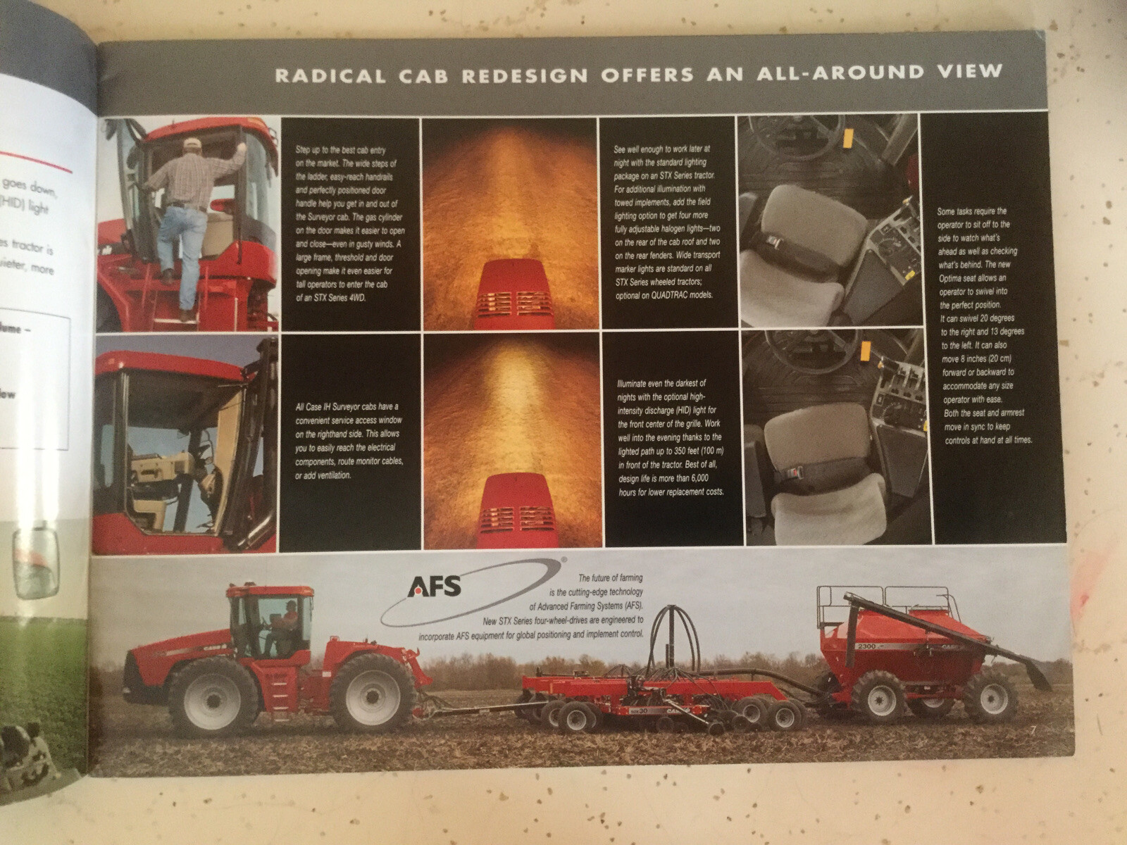 CASE IH STX SERIES STEIGER TRACTORS 275-450 HP 36 PAGES 2002 Sales Brochure