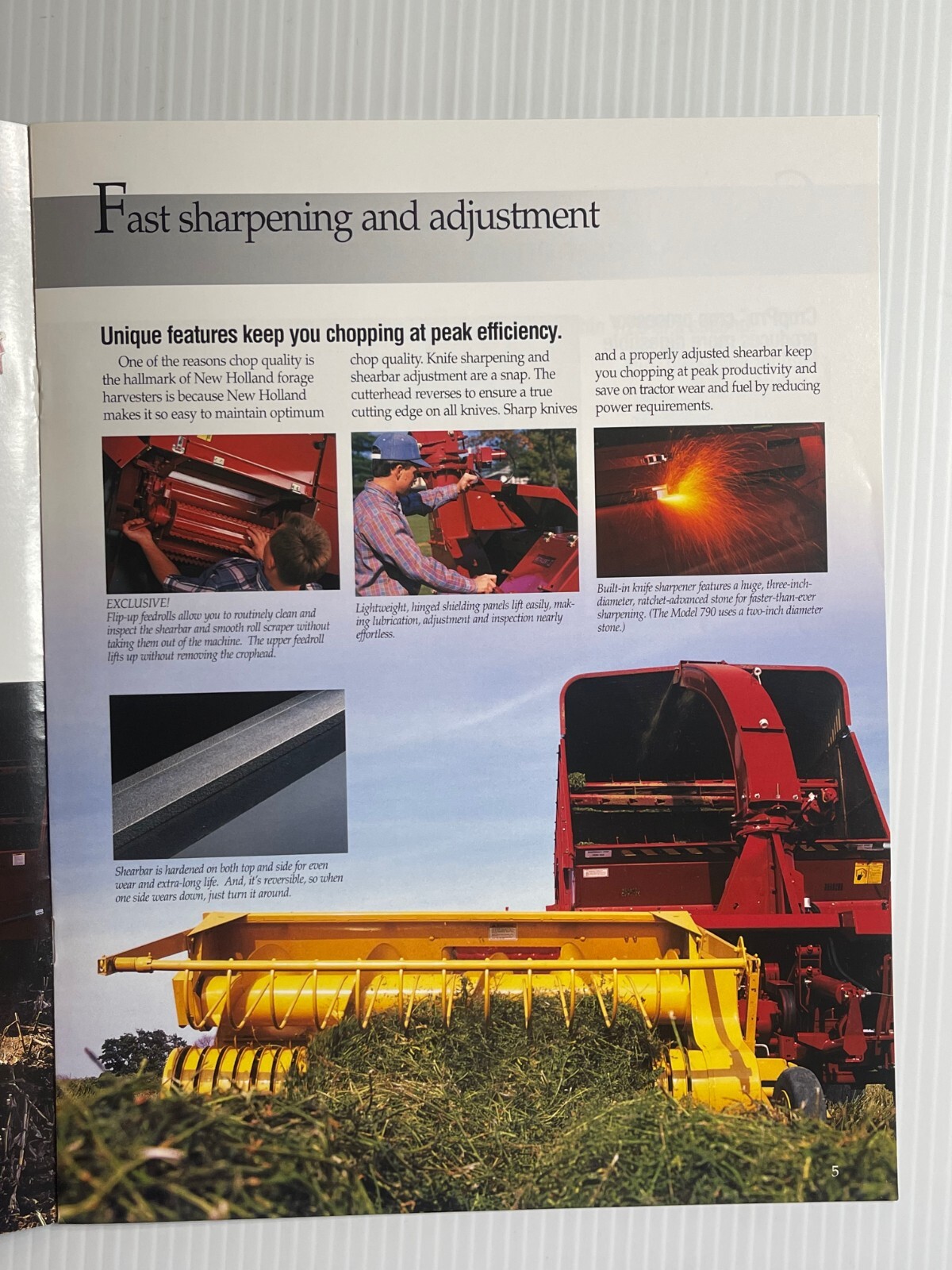New Holland Pull-Type Forage Harvesters Sales Brochure *Showroom Book* 2006
