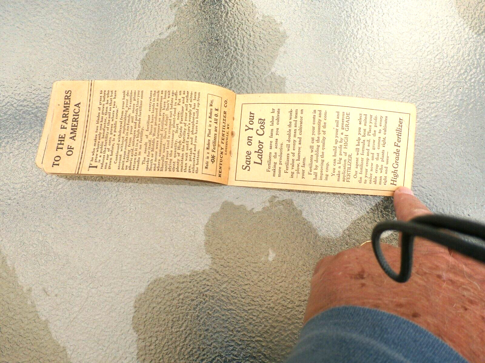 VINTAGE OLD KENTUCKY OK FERTILIZER CO. LOUISVILLE, KY. OFFICIAL EDITION