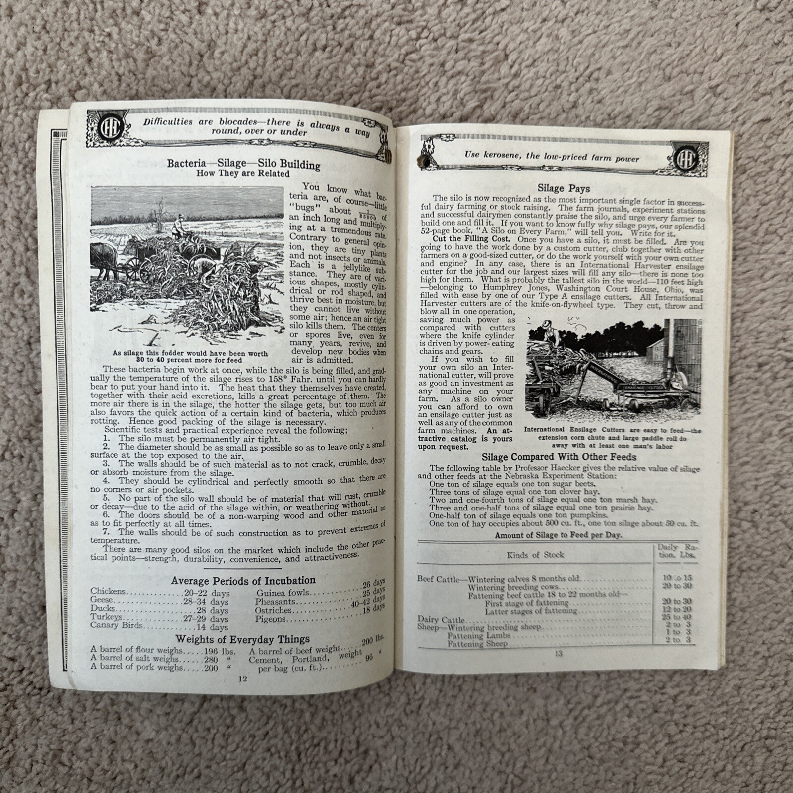 1917 International Harvester Co. Of America Inc. Farmers Almanac
