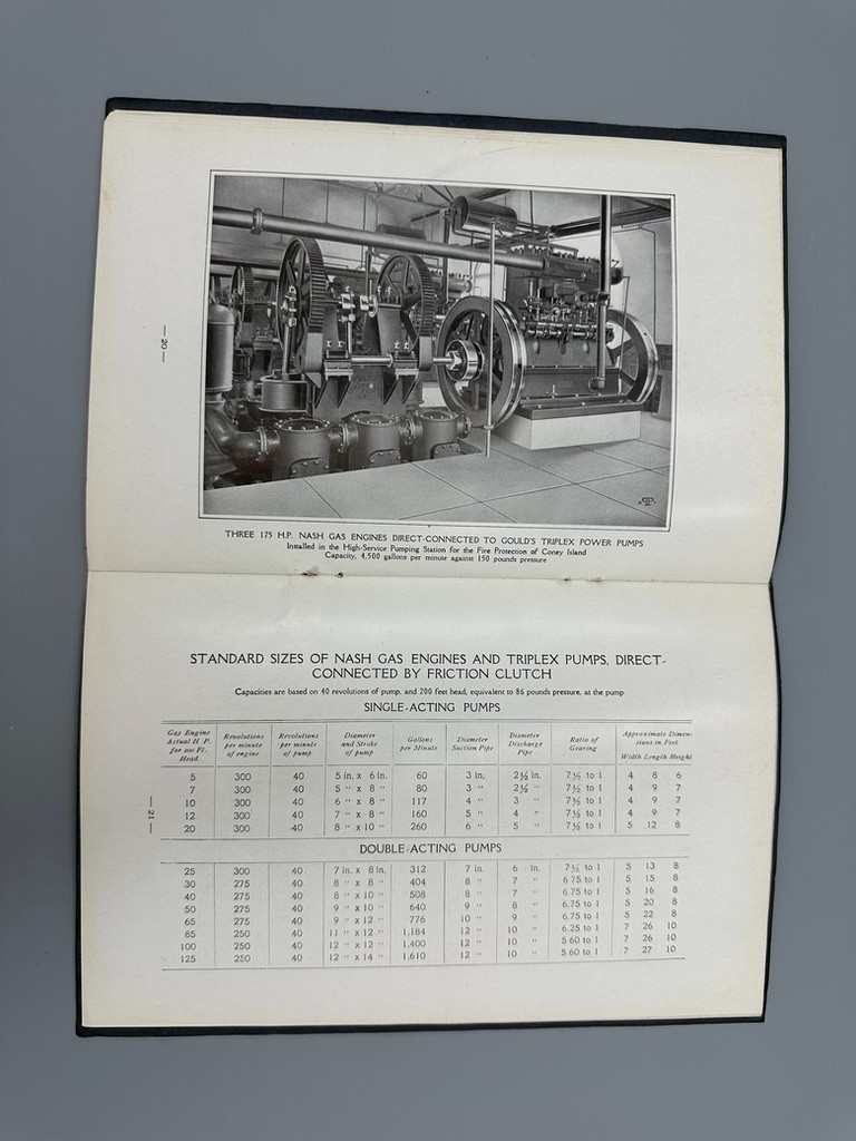 1908 NASH GAS ENGINES National Meter Co CATALOG Antique Advertising