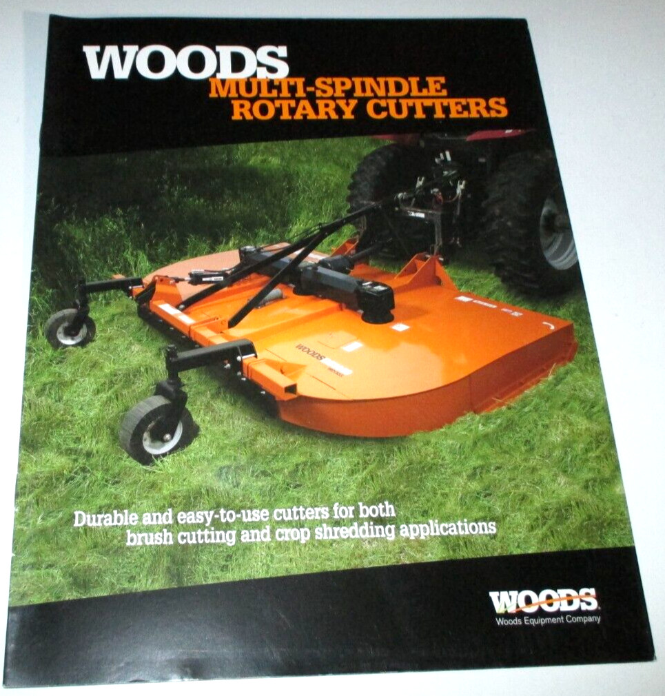*Woods Multi-Spindle Rotary Cutter Mower Sales Brochure DS96 thru MD080 OEM 4/13