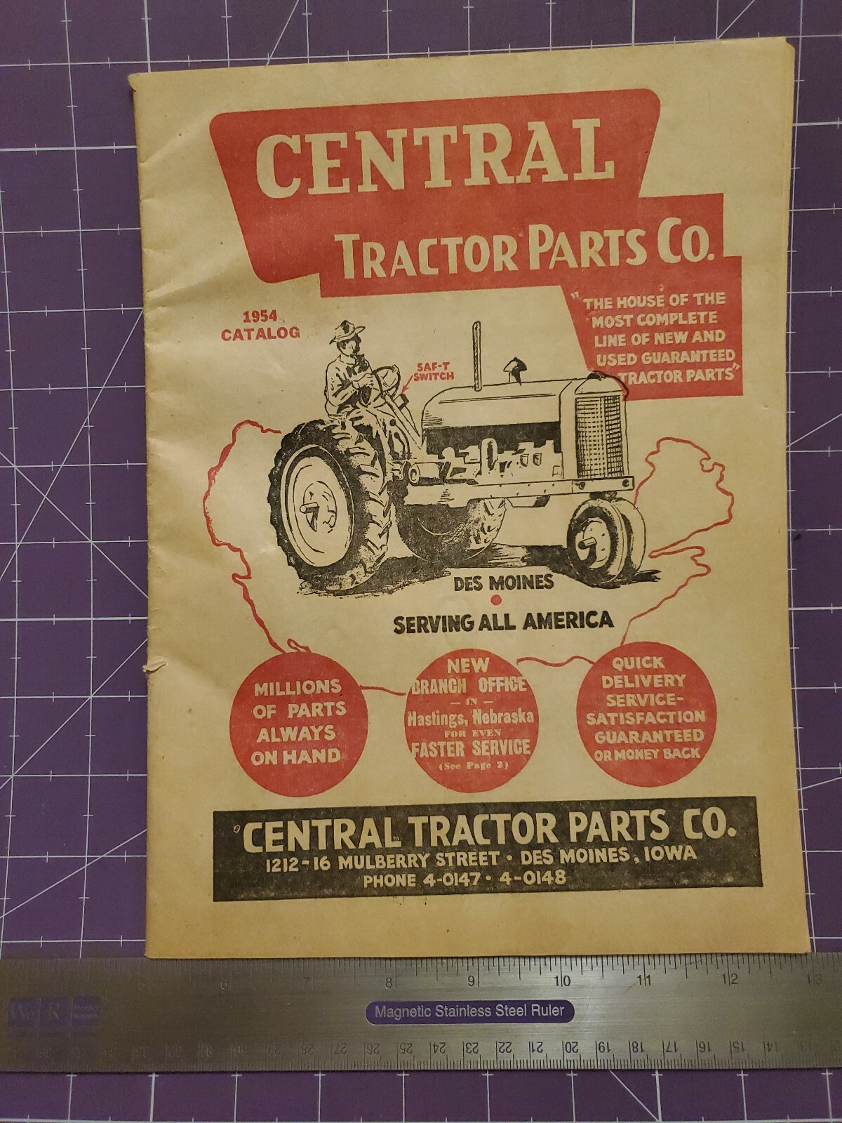 1954 Central Tractor Parts Company catalog