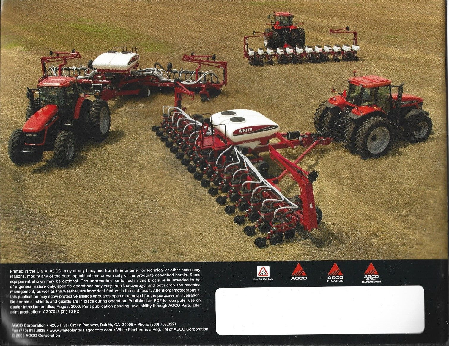White 8000 Series Planters Sales Brochure