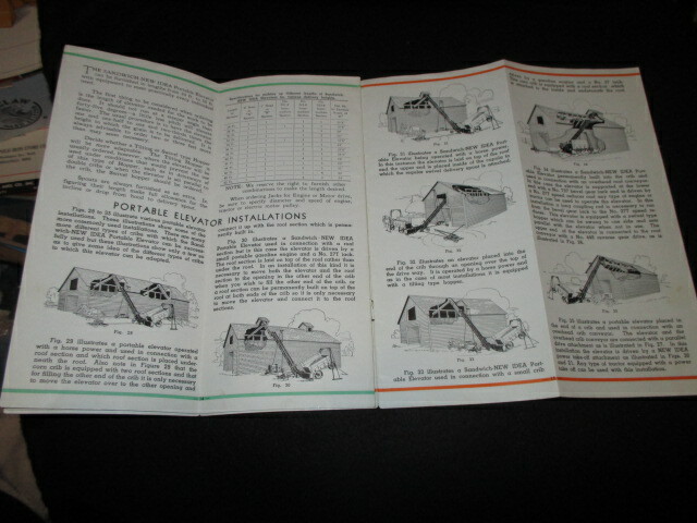 New Idea Portable Elevator & Horn Hydraulic Loaders Brochures