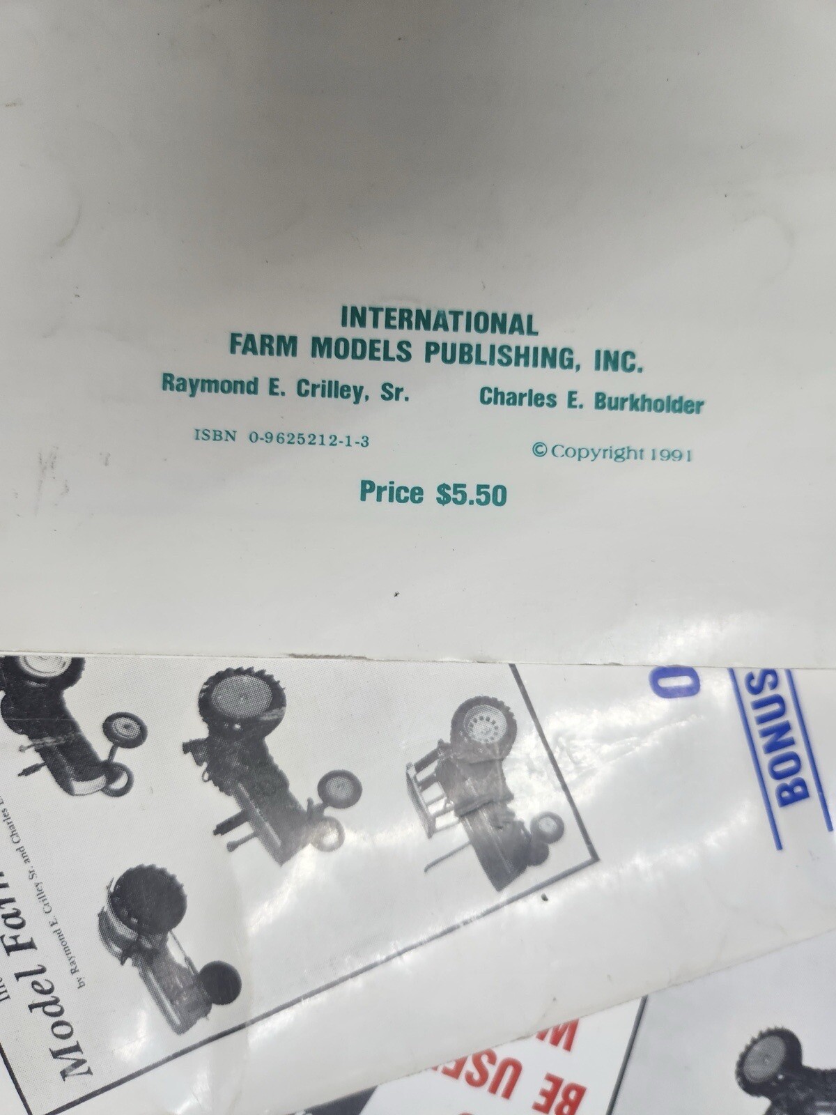 Vintage 1989-1991 Farm Toy Tractor Price Guide Set