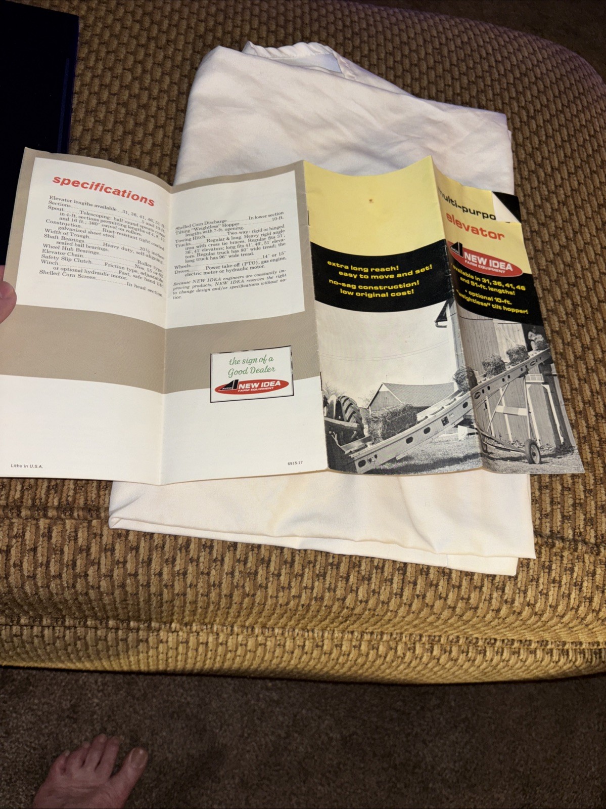 New Idea Multi Purpose Elevator Dealer&rsquo;s Brochure Farm Equipment AVCO