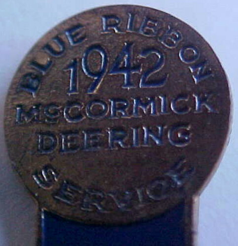 1942 McCormick Deering Blue Ribbon Service