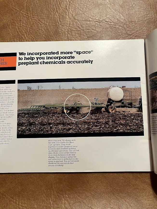 John Deere Litho USA 1983 Seedbed Tillage Equipment Brochure